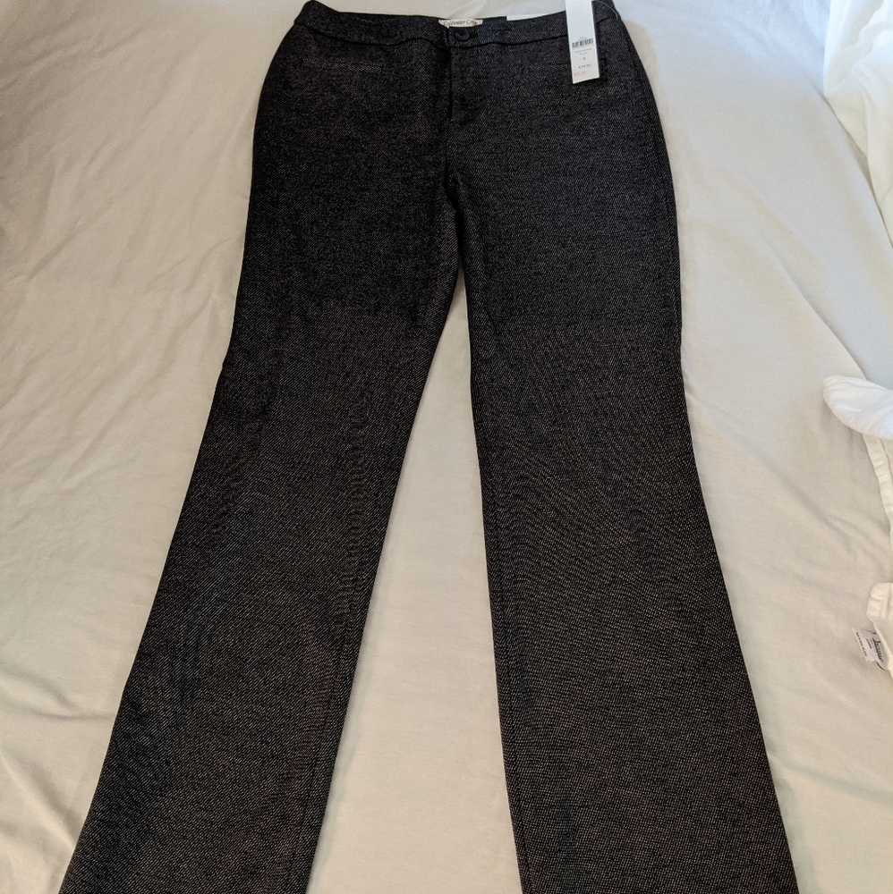 NWT Coldwater Creek Ponte Twill pants, size 8